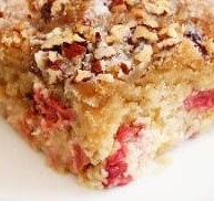 Rhubarb Cake